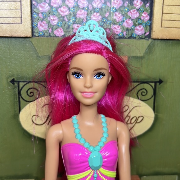 Barbie Dreamtopia Princess Doll Pink Hair Blue Eyes 11.5” - Picture 3 of 9